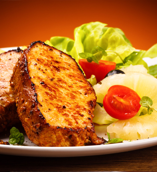 Lombo de Porco com Abacaxi Cataby